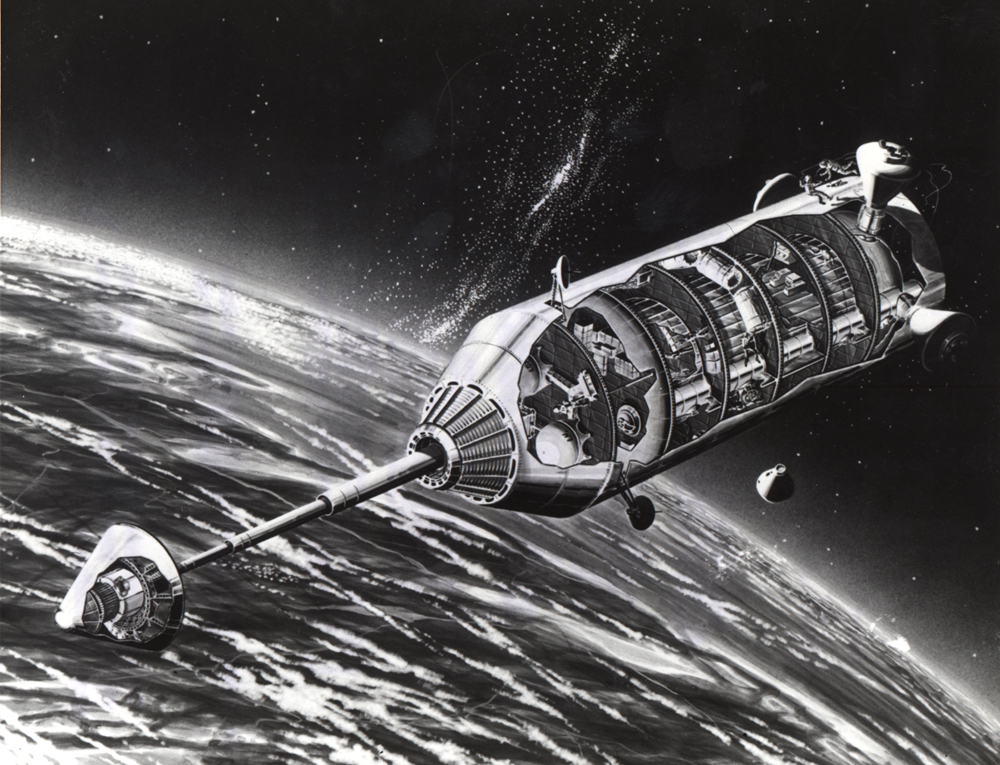 Space History Photo: Orbit and Launch Facility Concept